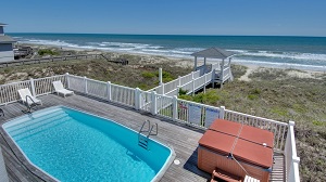 oceanfront luxury emerald isle vacation rentals by owner pool